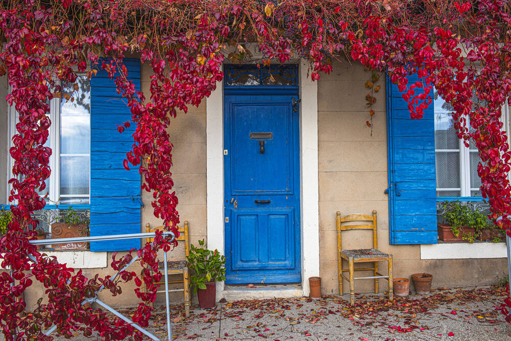 De herfstkleuren in Puyloubier