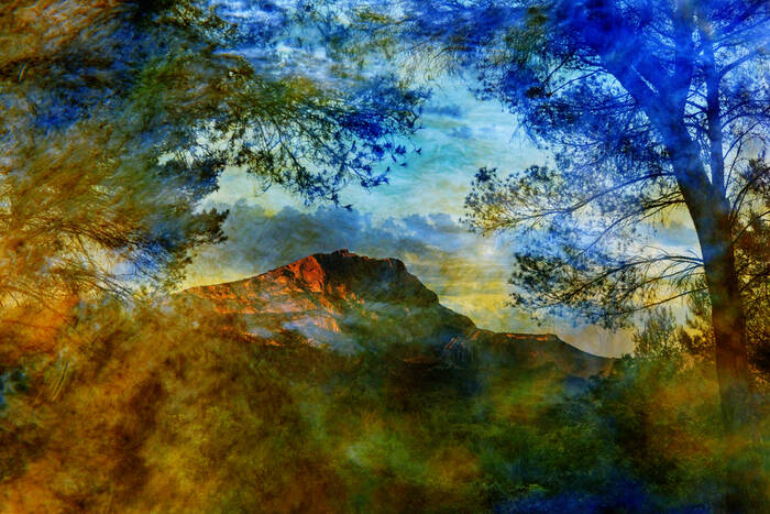 Sainte-Victoire colorée Sainte-Victoire colorée