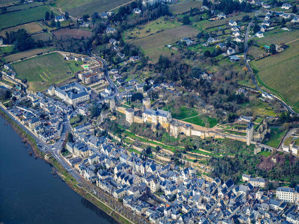 Chinon en zijn kasteel