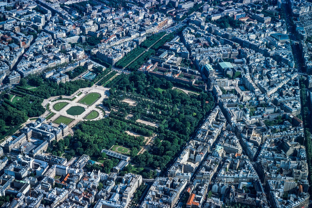 Jardins du Luxembourg im Jahr 1970