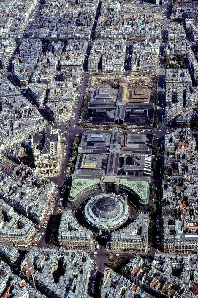 Paris 1970s Construction of Forum des Halles 2 - Photographic