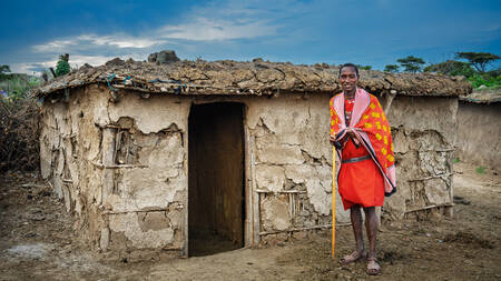 Het Masai-opperhoofd Het Masai-opperhoofd