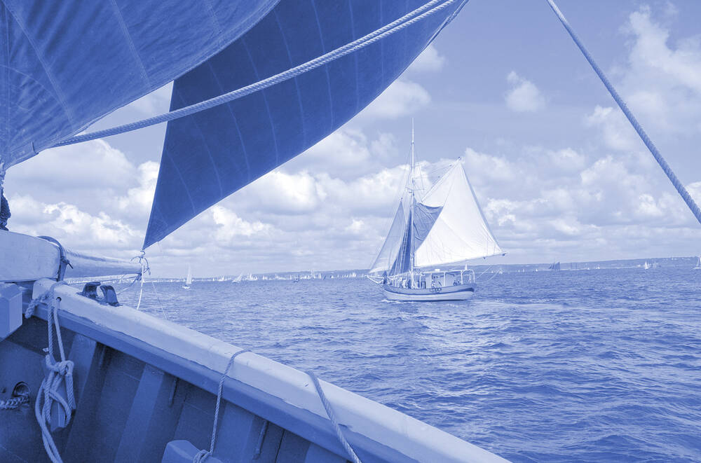 Varen naar stuurboord