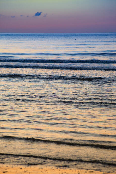 Reflections froid et chaud sur bord de mer Reflections froid et chaud sur bord de mer