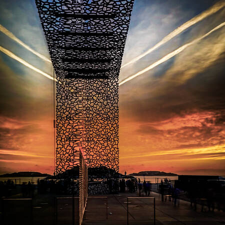 Mucem solnedgång II Mucem solnedgång II