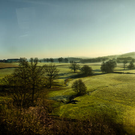 Through the train window Through the train window