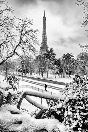 Paris sous la neige