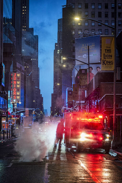 Spookachtig ochtendlicht