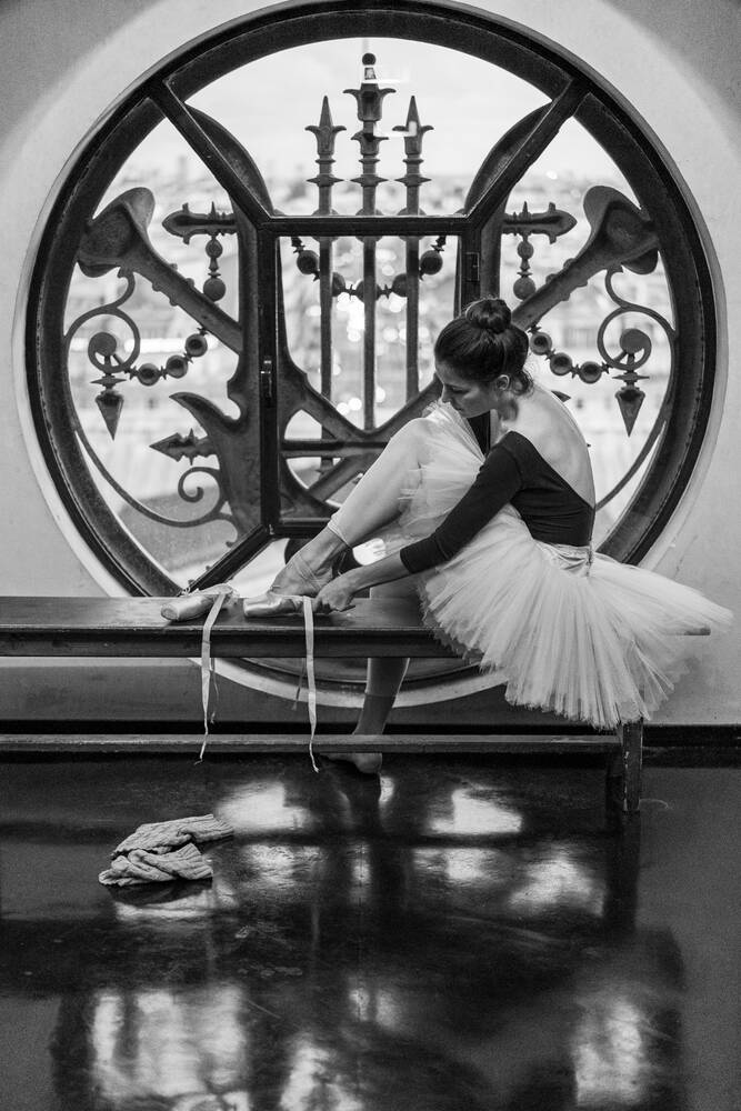Une danseuse à l'Opéra Garnier