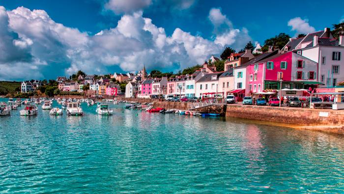 Les maisons colorées de Sauzon Les maisons colorées de Sauzon