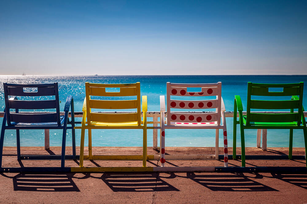 La Promenade des Anglais nei colori del Tour de France