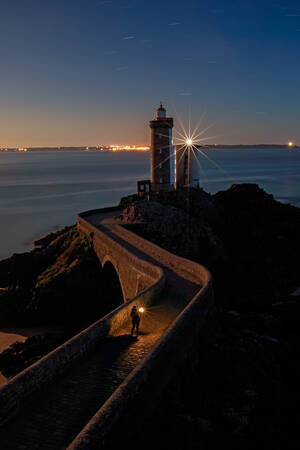 Luci sul faro di Petit Minou