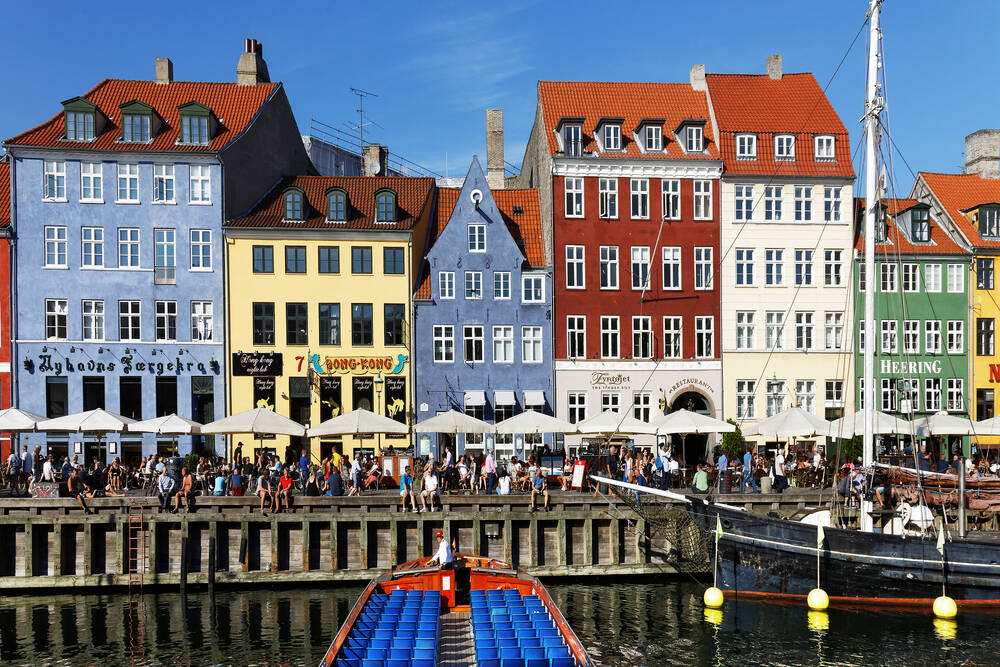 Façades sur le Port de Copenhague