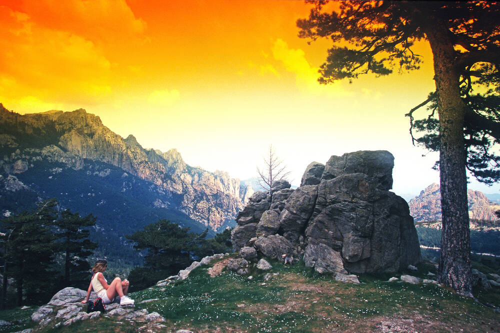 A break in front of the Bavella peaks