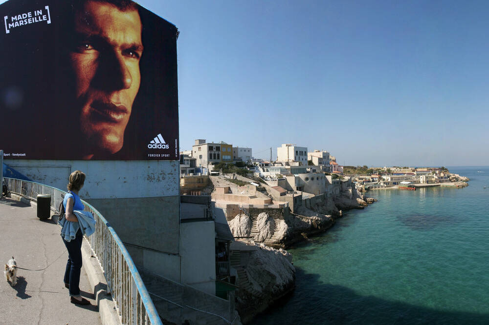 Zinedine Zidane in Marseille