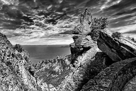 Calanques de Piana in Corsica Calanques de Piana in Corsica