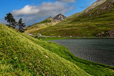 Lago nella valle dell'Ubaye