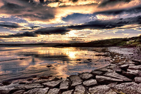 Coastline in Iceland