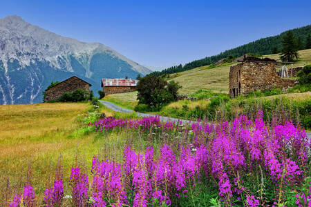 Paesaggio della Valle dell'Ubaye