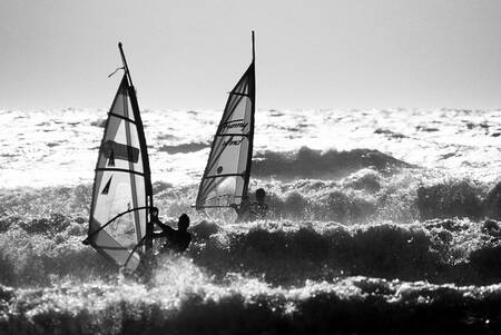 Zeilplanken tegen het licht 02 Zeilplanken tegen het licht 02