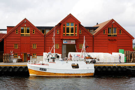 Port de Kristiansand en Norvège