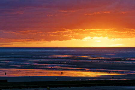 Soleil couchant en bretagne Soleil couchant en bretagne