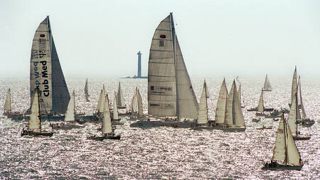 Zeilboten in de haven van Marseille Zeilboten in de haven van Marseille