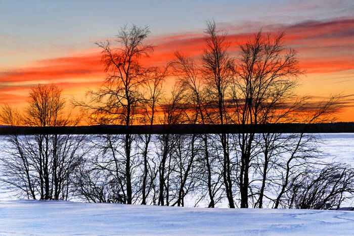 Lac gelé en arctique Lac gelé en arctique