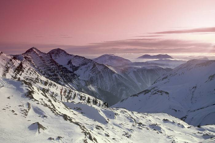 Montagne en rose Montagne en rose
