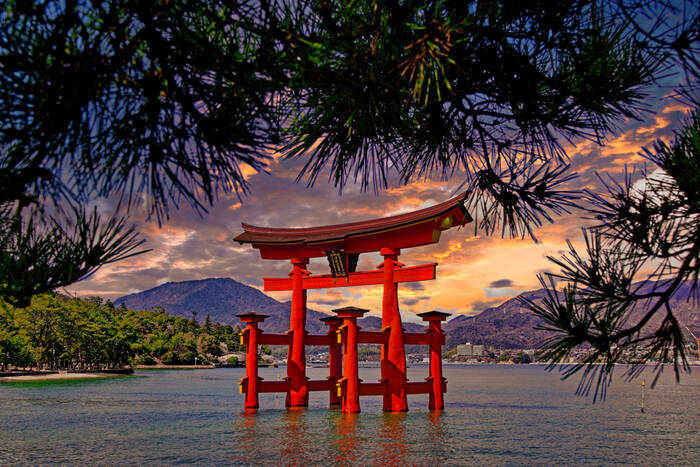 Torii op Miyajima 03
