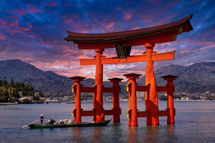 Torii op Miyajima 04