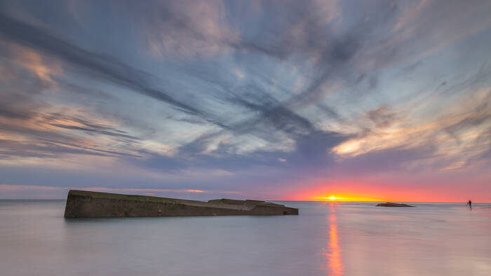 Zonsondergang Cap Ferret Zonsondergang Cap Ferret