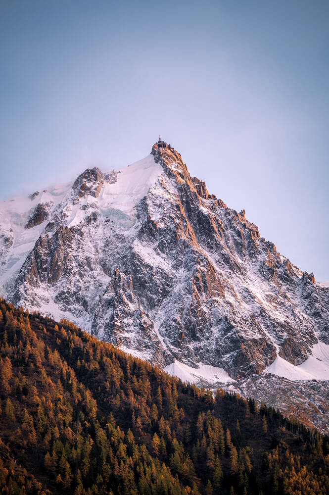 Autumn on the Aiguille Du Midi