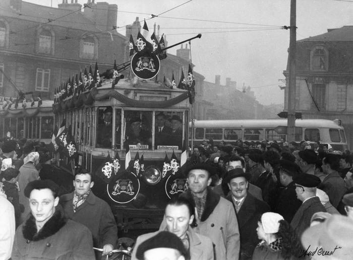 Last convoy of the tram Last convoy of the tram