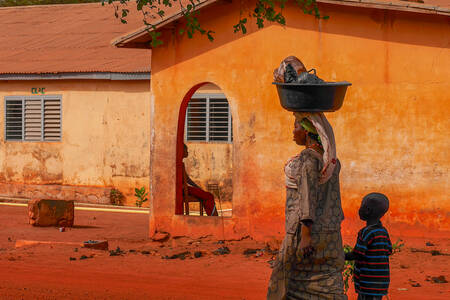 Street scene - Natitingou - Benin Street scene - Natitingou - Benin
