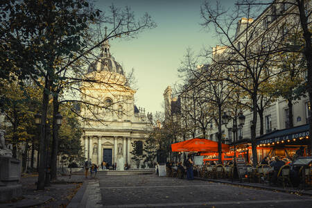 Paris - Place de La Sorbone 0954