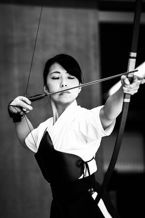 De spanning die Kai Kyudo loslaat