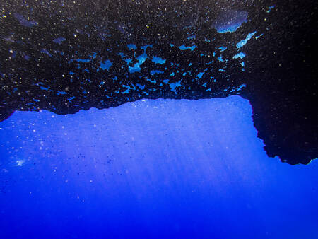 Volta celeste della grotta blu Volta celeste della grotta blu