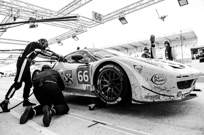 Ferrari 458 Italia pit stop - Le Mans Ferrari 458 Italia pit stop - Le Mans