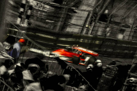 De McLaren F1 van James Hunt