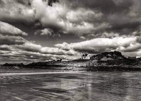 Havet och bretonsk arkitektur