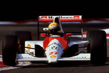 Vibrator en chicane voor Ayrton Senna Vibrator en chicane voor Ayrton Senna