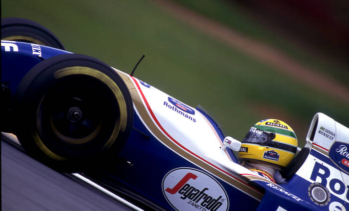 Brazilië Senna op weg naar de finale