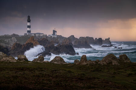 zonsondergang op creac'h zonsondergang op creac'h