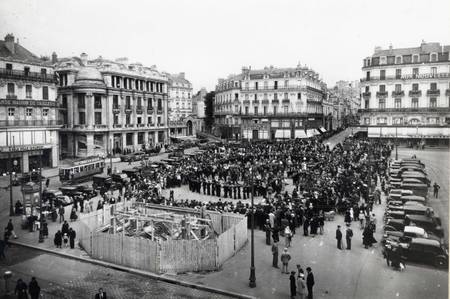 Place of rally in Angers in 1936