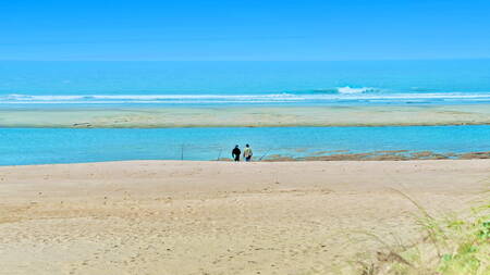 am Meer am atlantischen Ozean die Fischer