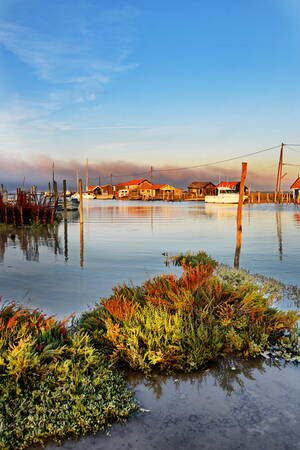 seascape on the edge of the Atlantic Ocean