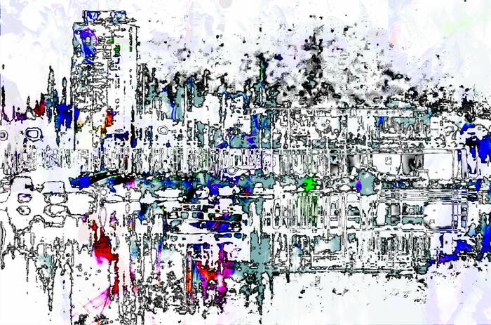 La ville joyeuse en couleur La ville joyeuse en couleur