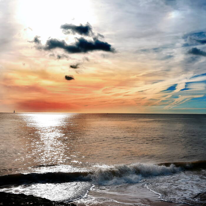 Zomeravonden aan zee