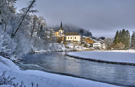 Het kleine dorpje Chassepierre en Gaume